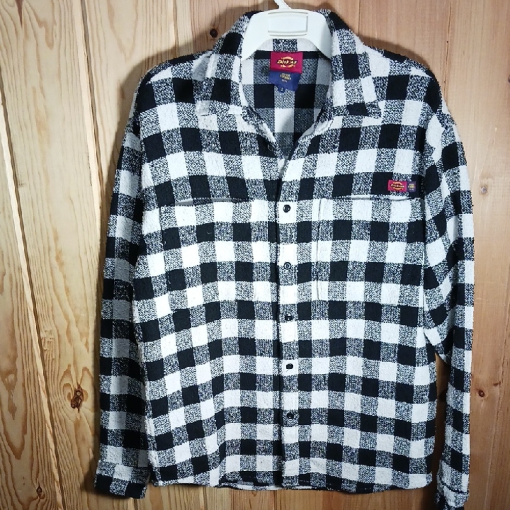 Dickies Opening Ceremony Plaid Tweed Shirt Jacket Unisex NWT RARE